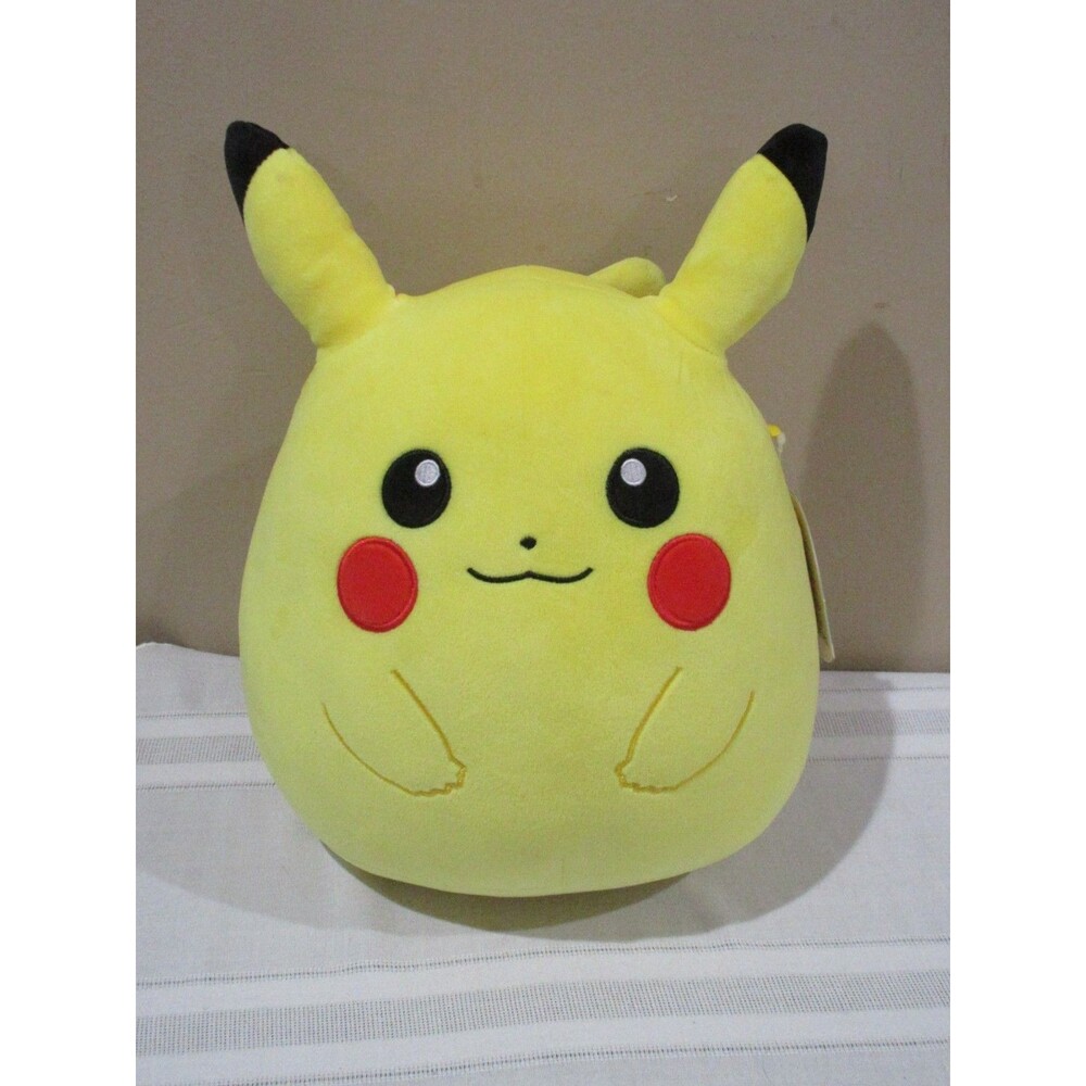 Jazwares Squishmallows Pokemon Pikachu 14 in Plush - Yellow (SQPK00003)